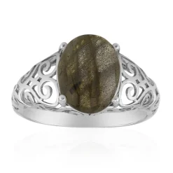 Labradorit-Silberring