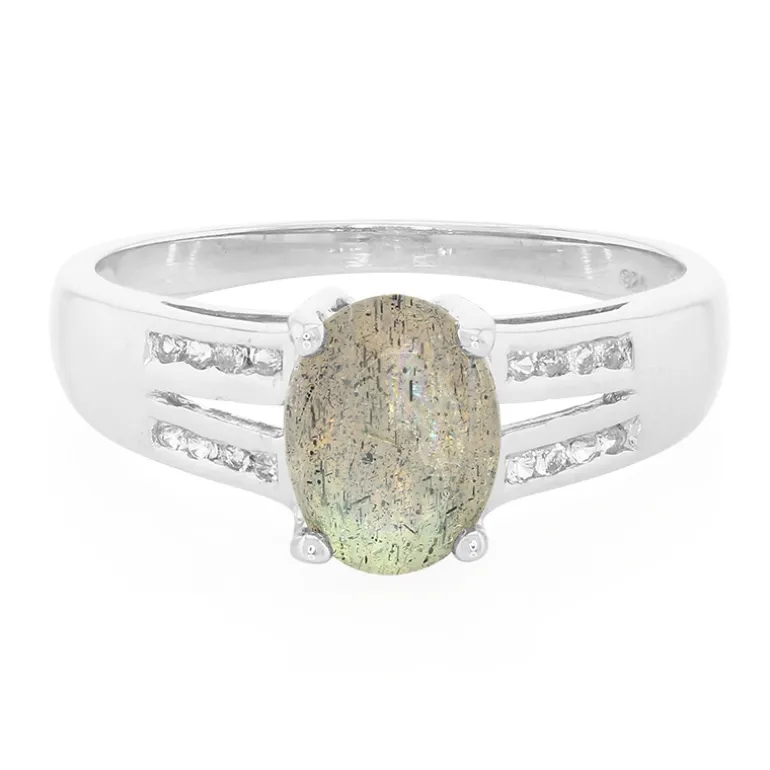 Labradorit-Silberring