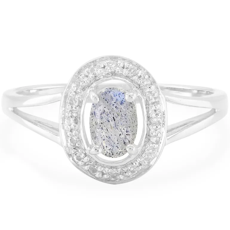 Labradorit-Silberring