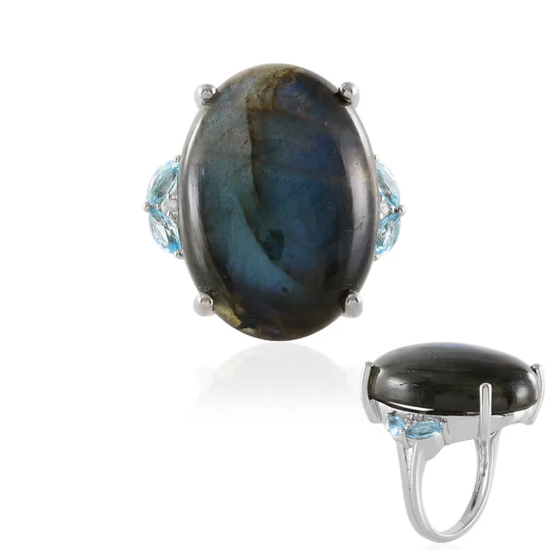 Labradorit-Silberring