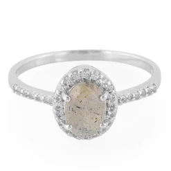 Labradorit-Silberring