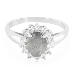 Labradorit-Silberring