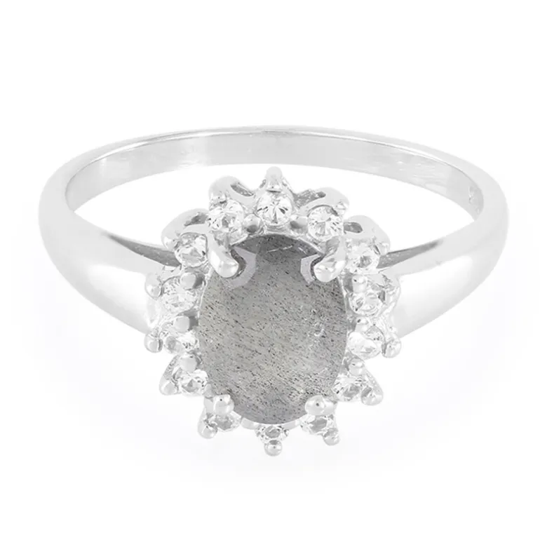 Labradorit-Silberring