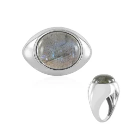 Labradorit-Silberring