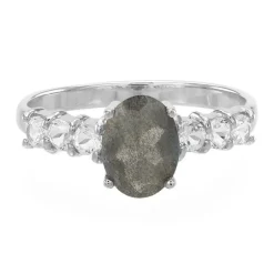 Labradorit-Silberring