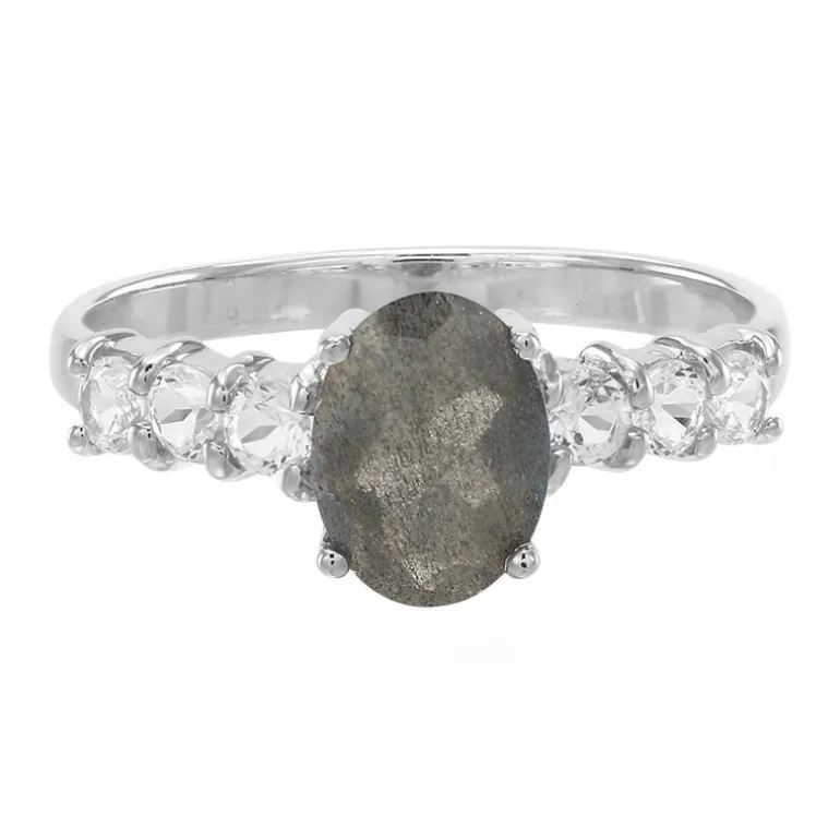 Labradorit-Silberring