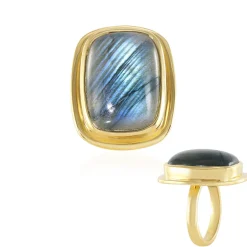 Labradorit-Silberring