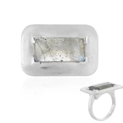 Labradorit-Silberring