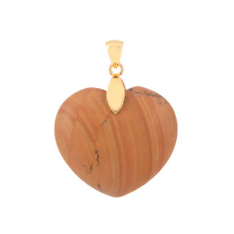 Landschaftsmarmor-Silberanhänger