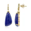 Lapislazuli-Goldohrringe