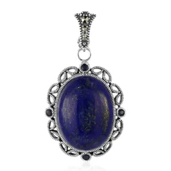 Lapislazuli-Silberanhänger (Annette classic)