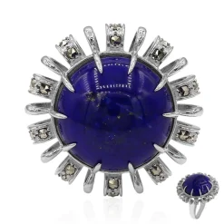 Lapislazuli-Silberring (Annette classic)