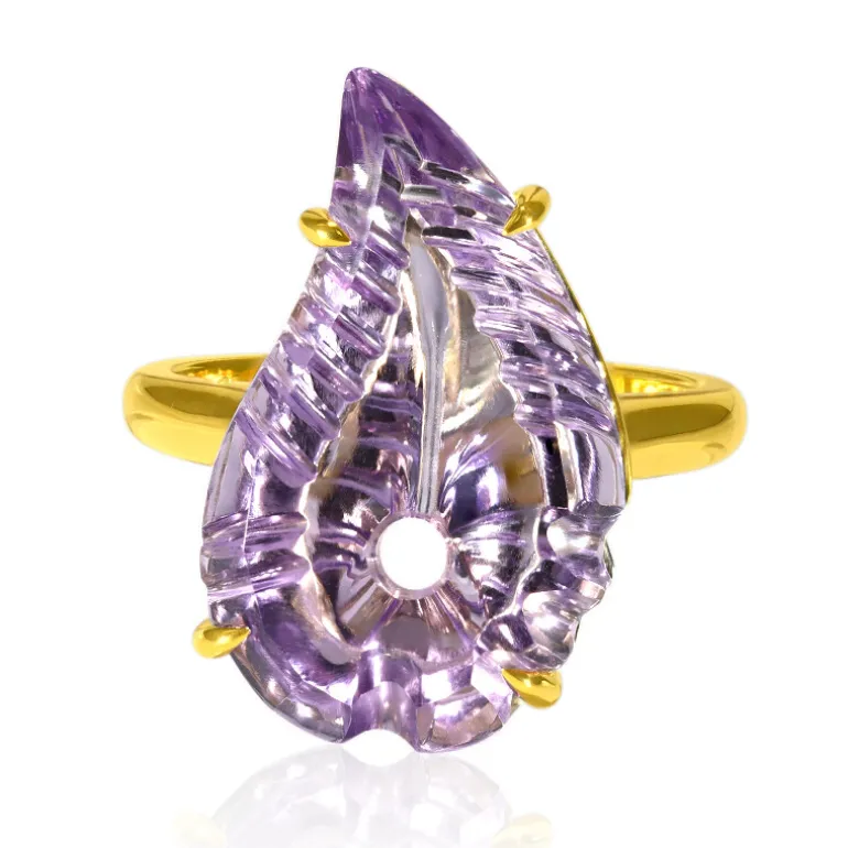 Lavendel-Amethyst-Goldring (Glenn Lehrer)