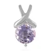 Lavendel-Amethyst-Silberanhänger