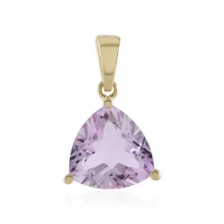 Lavendel-Amethyst-Silberanhänger