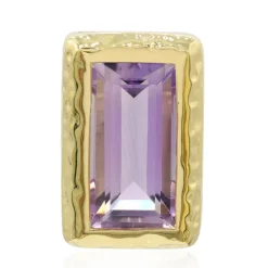 Lavendel-Amethyst-Silberanhänger