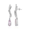 Lavendel-Amethyst-Silberohrringe