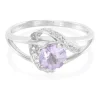 Lavendel-Amethyst-Silberring