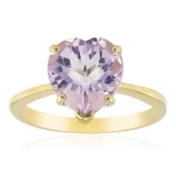 Lavendel-Amethyst-Silberring