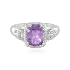Lavendel-Amethyst-Silberring