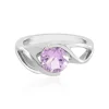 Lavendel-Amethyst-Silberring