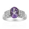 Lavendel-Amethyst-Silberring
