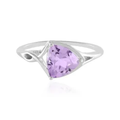 Lavendel-Amethyst-Silberring