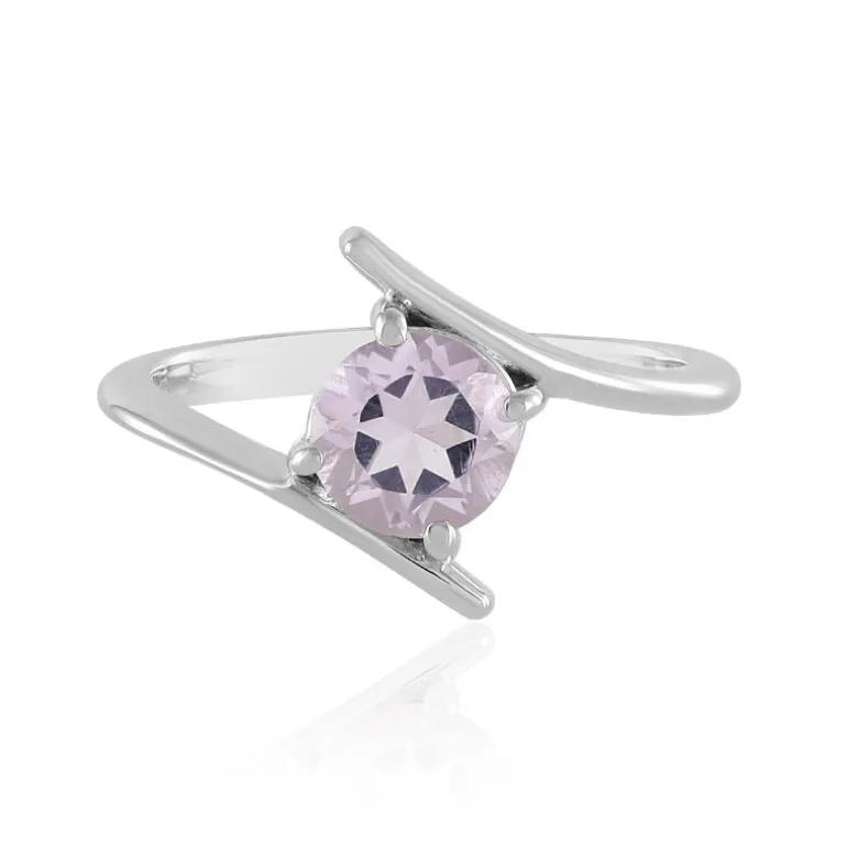 Lavendel-Amethyst-Silberring