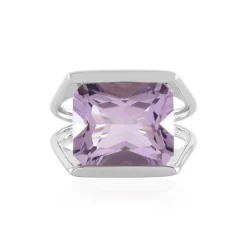 Lavendel-Amethyst-Silberring