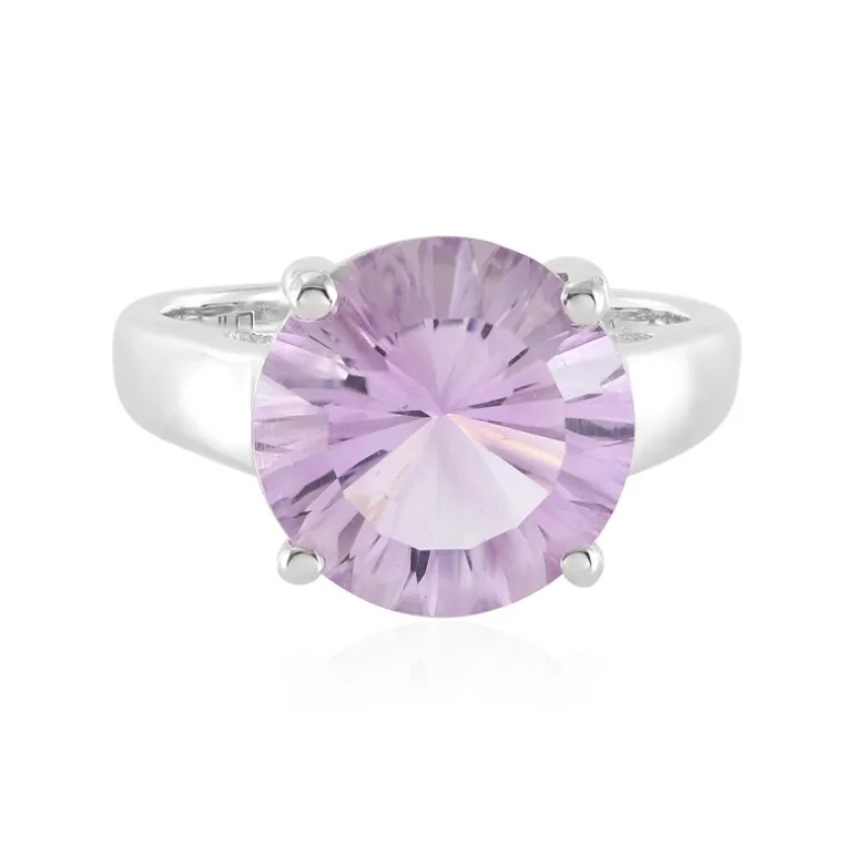 Lavendel-Amethyst-Silberring