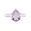 Lavendel-Amethyst-Silberring