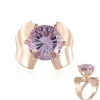 Lavendel-Amethyst-Silberring