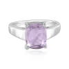 Lavendel-Amethyst-Silberring