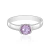 Lavendel-Amethyst-Silberring