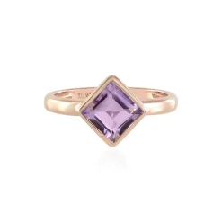 Lavendel-Amethyst-Silberring