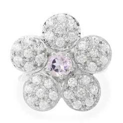 Lavendel-Amethyst-Silberring