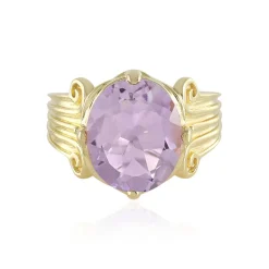 Lavendel-Amethyst-Silberring