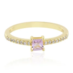 Lavendel-Amethyst-Silberring