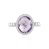 Lavendel-Amethyst-Silberring