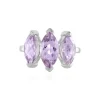 Lavendel-Amethyst-Silberring