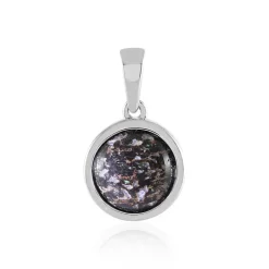 Leoparden-Opal-Silberanhänger