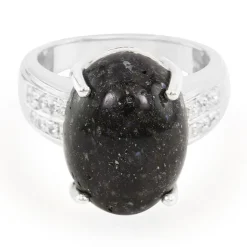 Leoparden-Opal-Silberring