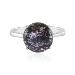 Leoparden-Opal-Silberring