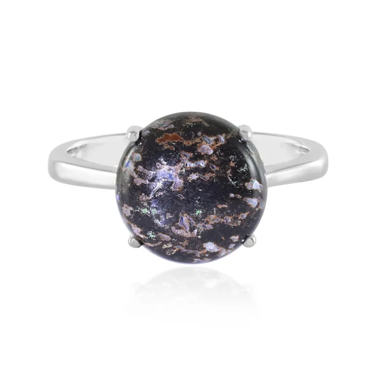 Leoparden-Opal-Silberring