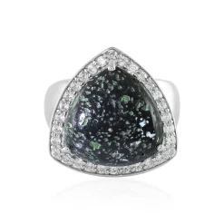 Leoparden-Opal-Silberring