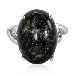 Leoparden-Opal-Silberring