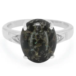 Leoparden-Opal-Silberring