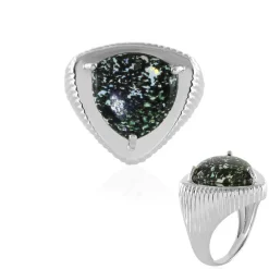 Leoparden-Opal-Silberring