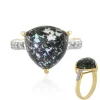 Leoparden-Opal-Silberring