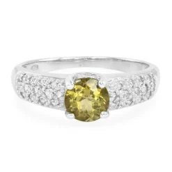 Limonen-Apatit-Silberring